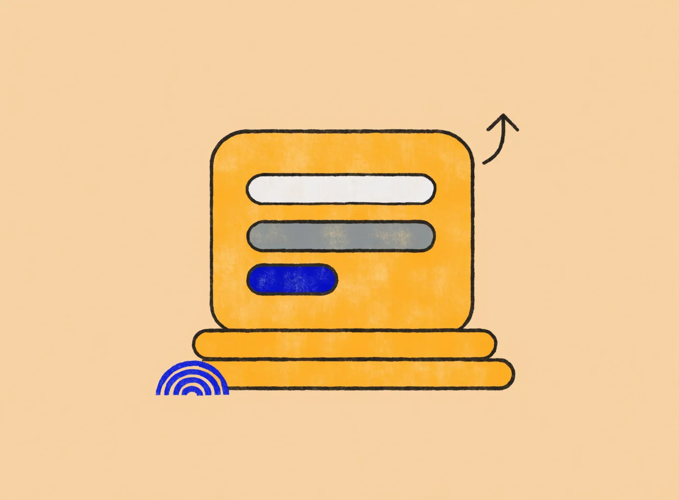 A real MVP app built on a solid foundation with an arrow showing room to grow